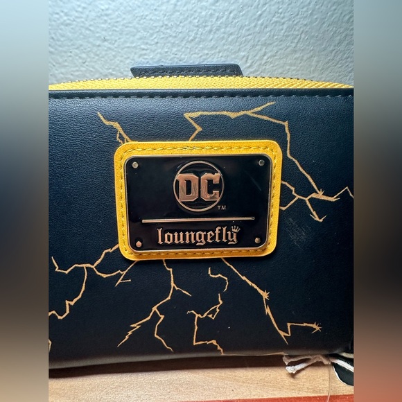 Loungefly DC Comics Black Adam Cosplay Zip Around Wallet NWT - Picture 2 of 6